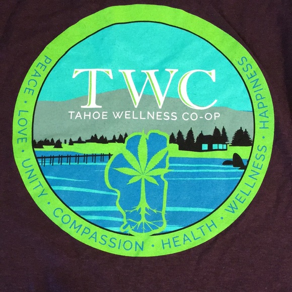 NWT retired TWC Tahoe Wellness Co-Op (420)T-shirt - Picture 6 of 9